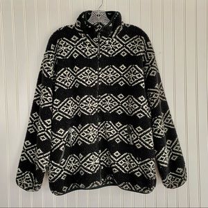 London Fog Spectator zip fleece jacket SIZE LARGE